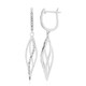 Pendientes en plata con Diamante I3 (I)