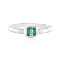 Anillo en plata con Turmalina verde Benedito