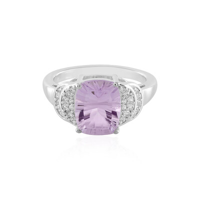 Anillo en plata con Amatista Rosa de Francia