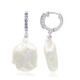 Pendientes en plata con Perla Freshwater (TPC)