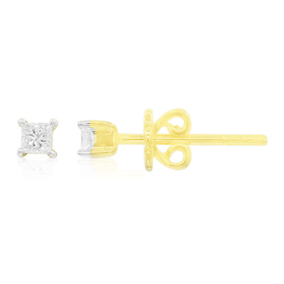 Pendientes en oro con Diamante SI1 (G) (Annette)