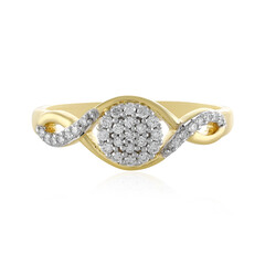 Anillo en oro con Diamante limpio a lupa F (LUCENT DIAMONDS)