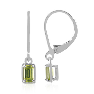 Pendientes en plata con Peridoto de Birmania