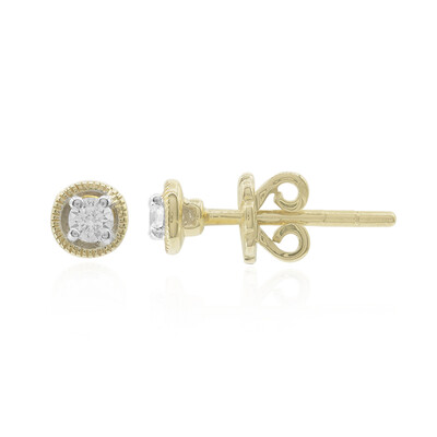 Pendientes en oro con Diamante SI1 (G) (Annette)