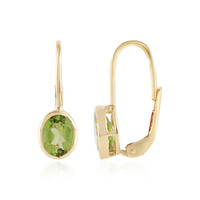 Pendientes en plata con Peridoto