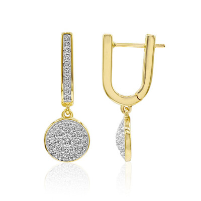 Pendientes en oro con Diamante IF (D) (Annette)