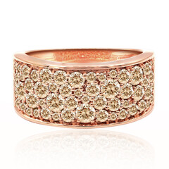 Anillo en oro con Diamante rosa de Francia de Argyle SI1