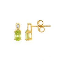 Pendientes en plata con Peridoto