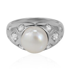 Anillo en plata con Perla Freshwater (TPC)