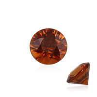 Piedra preciosa con Zircón naranja 1,112 ct