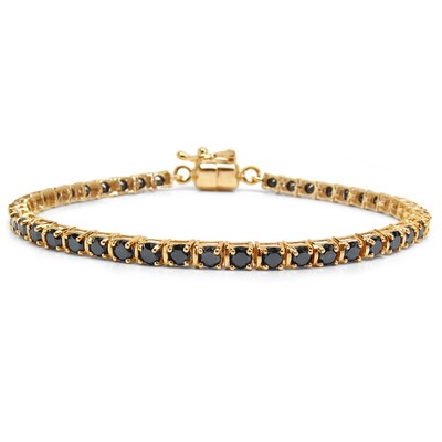 Brazalete en oro con Diamante negro (de Melo)