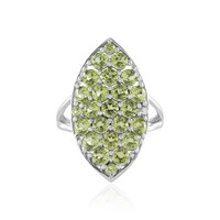 Anillo en plata con Peridoto