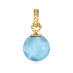 Colgante en plata con Larimar