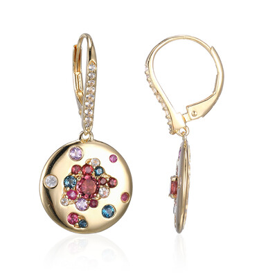 Pendientes en plata con Amatista Rosa de Francia