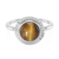 Anillo en plata con Ojo de tigre