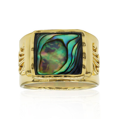 Anillo en plata con Concha de Abalone (Art of Nature)