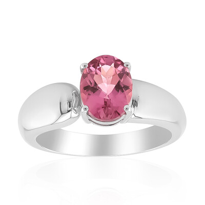 Anillo en plata con Turmalina rosa de Brasil (Pallanova)