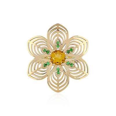 Anillo en oro con Berilo amarillo (Ornaments by de Melo)