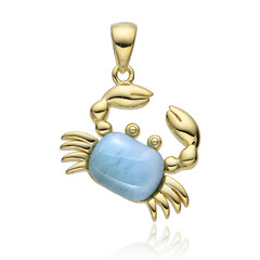 Colgante en plata con Larimar