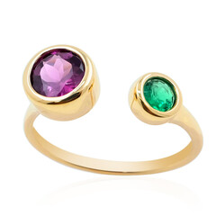 Anillo en oro con Granate Magenta (de Melo)