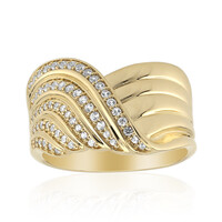 Anillo en oro con Zafiro blanco (Adela Gold)