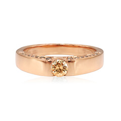 Anillo en oro con Diamante rosa de Francia de Argyle SI1