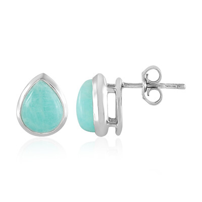 Pendientes en plata con Amazonita