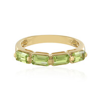 Anillo en plata con Peridoto