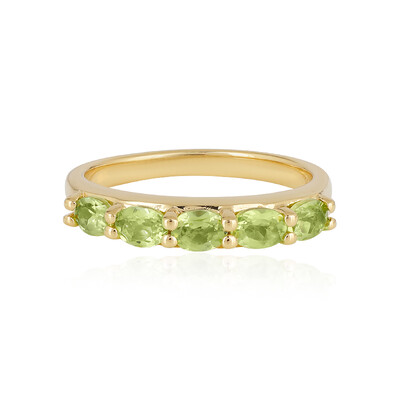 Anillo en plata con Peridoto