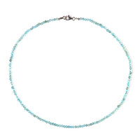 Collar en plata con Apatita azul