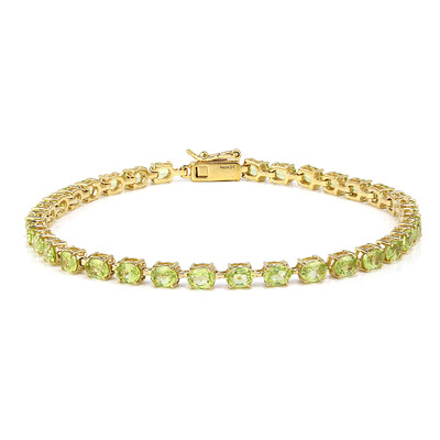 Brazalete en plata con Peridoto