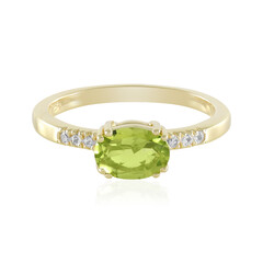 Anillo en plata con Peridoto