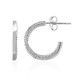 Pendientes en plata con Diamante I3 (I)