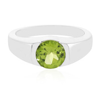 Anillo en plata con Peridoto