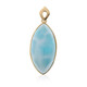 Colgante en oro con Larimar