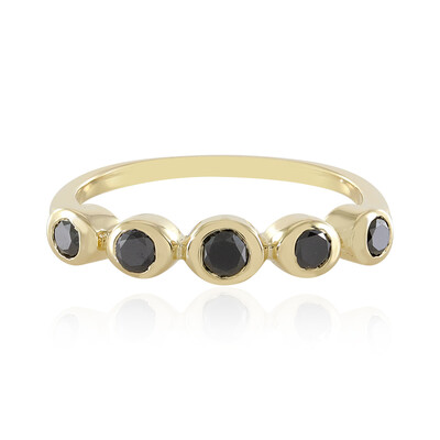 Anillo en oro con Diamante negro