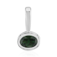 Colgante en plata con Turmalina verde de Brasil (Pallanova)