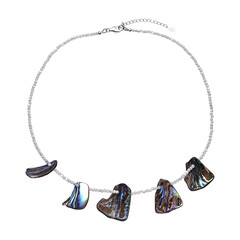 Collar en plata con Concha de Abalone