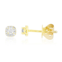 Pendientes en oro con Diamante limpio a lupa F (LUCENT DIAMONDS)