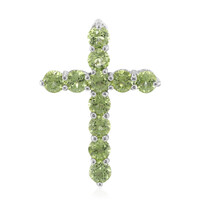 Colgante en plata con Peridoto