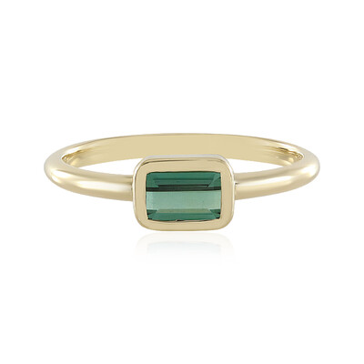 Anillo en oro con Turmalina verde Benedito (Adela Gold)