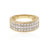 Anillo en oro con Diamante limpio a lupa F (LUCENT DIAMONDS)