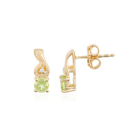 Pendientes en plata con Peridoto