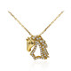 Collar en oro con Diamante I1 (H)  (Smithsonian)