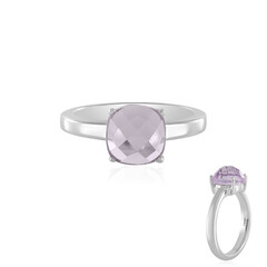 Anillo en plata con Amatista Rosa de Francia