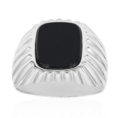 Anillo en oro con Ónix negro