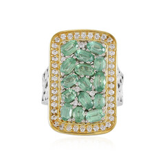 Anillo en plata con Cianita menta (Dallas Prince Designs)