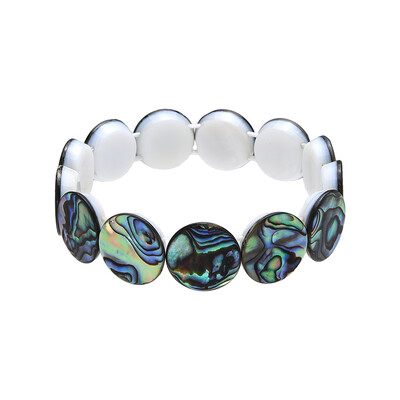 Brazalete con Concha de Abalone