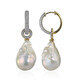 Pendientes en oro con Perla Freshwater (TPC)