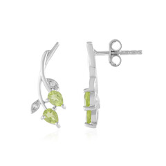 Pendientes en plata con Peridoto